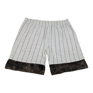 Vintage 90s Double Layered Striped Cotton Shorts Mens Large Made In USA